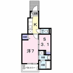 メゾン　コリーヌ　オギの物件間取画像